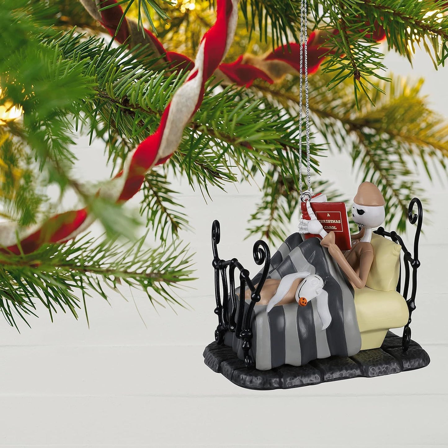 The Nightmare Before Christmas Bedtime Stories Jack Skellington, 2021 Keepsake Ornament