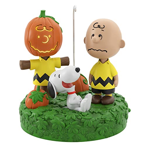 The Peanuts Gang Snoopy's Scarecrow Shenanigans, 2022 Hallmark Keepsake Halloween Ornament