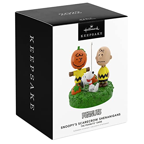 The Peanuts Gang Snoopy's Scarecrow Shenanigans, 2022 Hallmark Keepsake Halloween Ornament