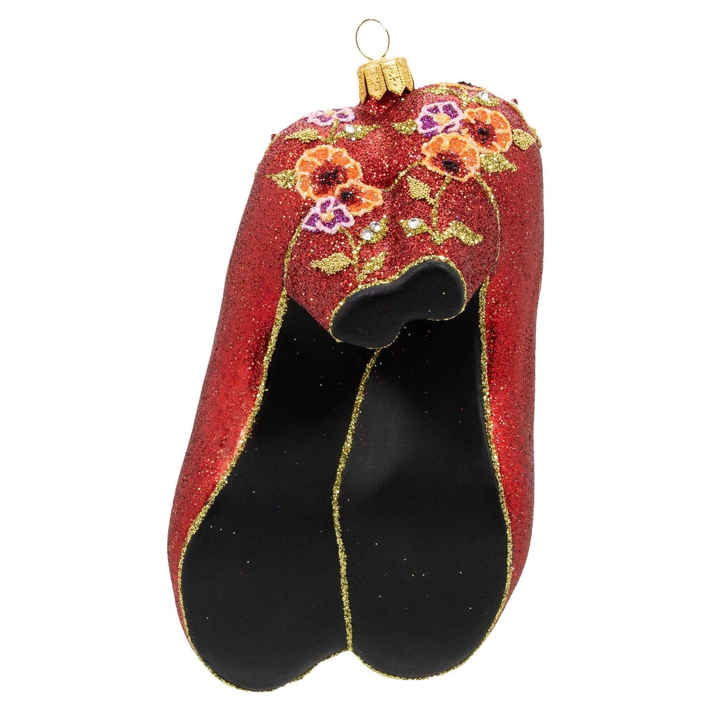 The Wizard of Oz Ruby Slippers Glass, 2023 Keepsake Ornament