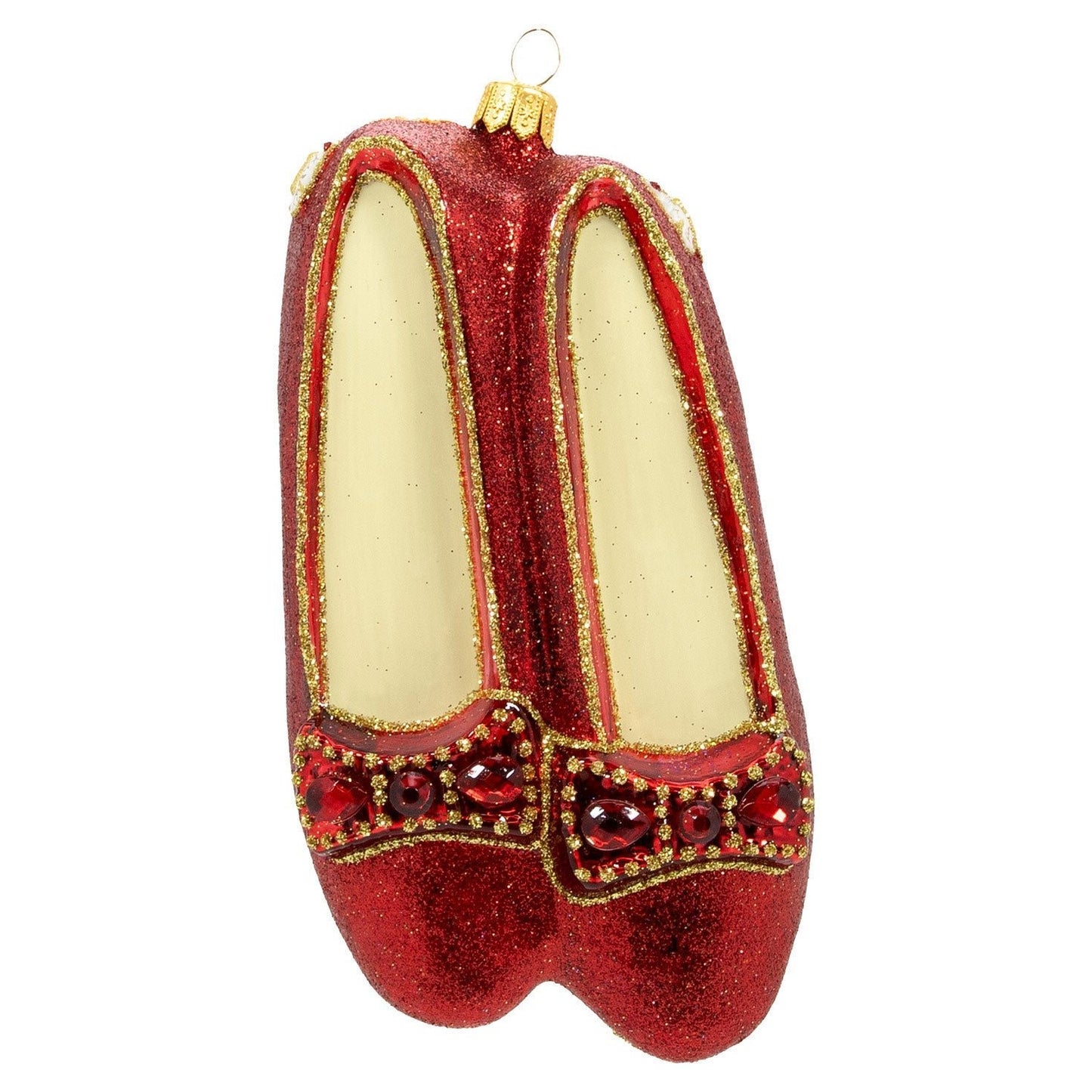 The Wizard of Oz Ruby Slippers Glass, 2023 Keepsake Ornament