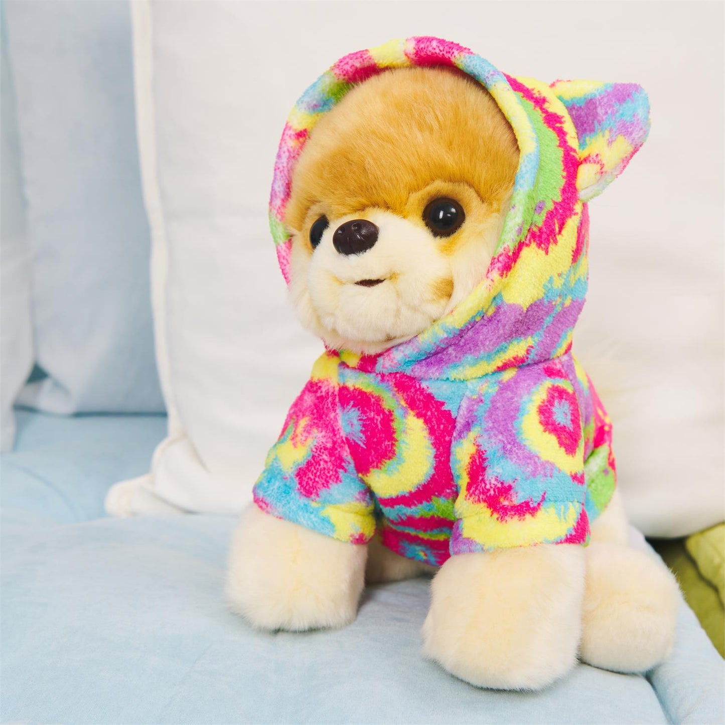 Tie - Dye Hoodie Boo Stuffed Animal Plush, 9"