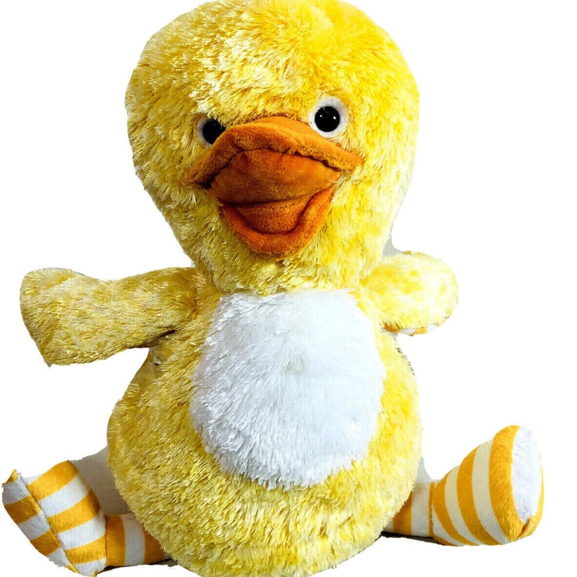 Totally Ticklish Sing & Laugh Duck Stuffed Animal Plush, 10.5"H