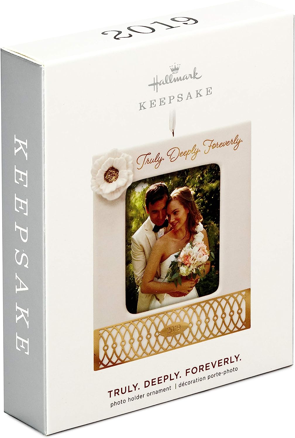 Truly. Deeply. Forever., Porcelain, 2019 Keepsake Photo Ornament