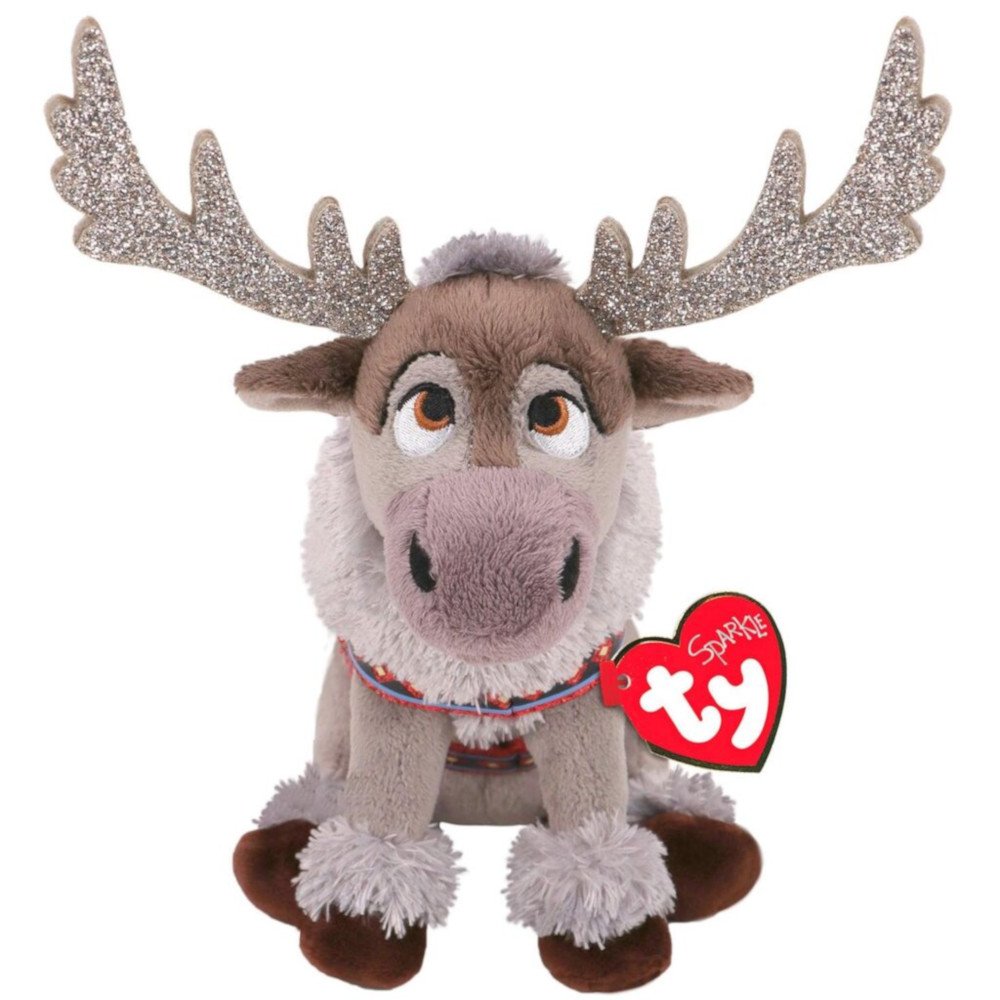 TY Sparkle Beanie Babies Disney Sven Frozen II Plush, 7"