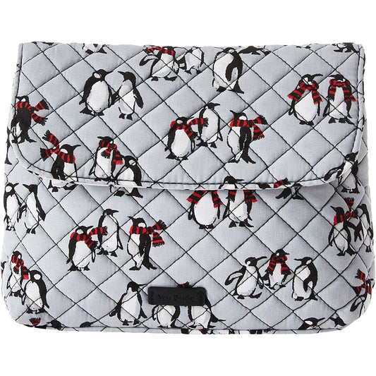 Vera Bradley Luggage Women's Brush & Cosmetic Case Playful Penguins Gray One Size