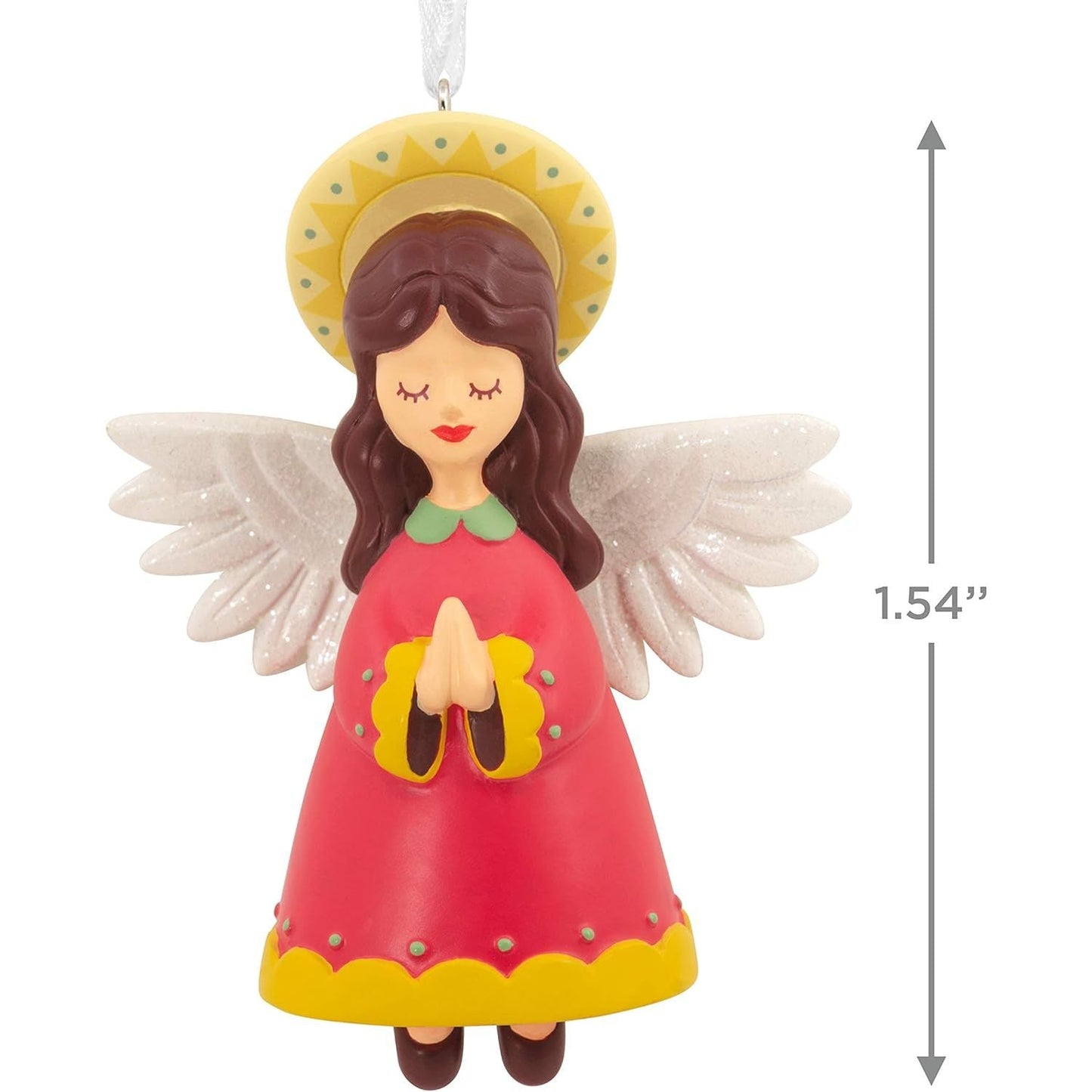 Vida Folk Art Angel Hallmark Ornament