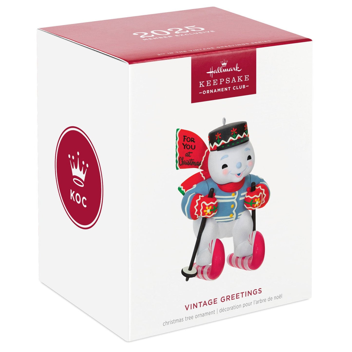 Vintage Greetings 2nd in the series 2025 Keepsake Ornament