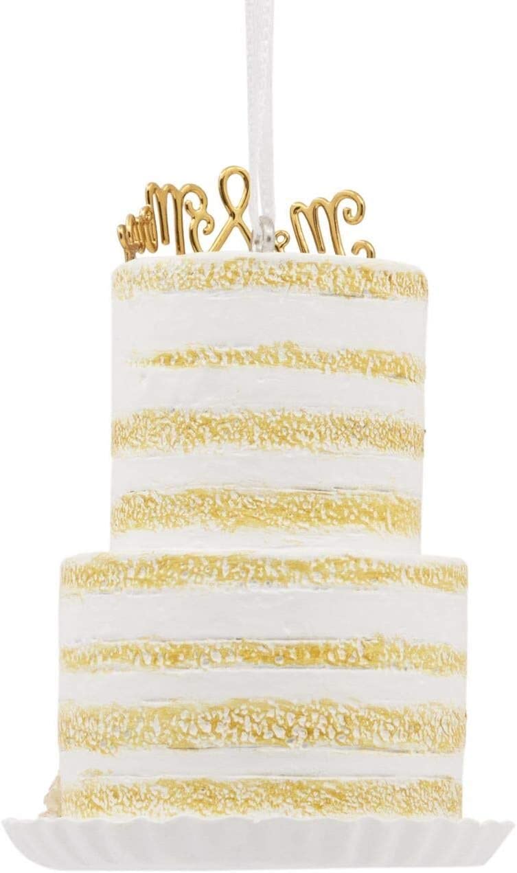 Wedding Cake Dated 2019 Tree Trimmer Ornament