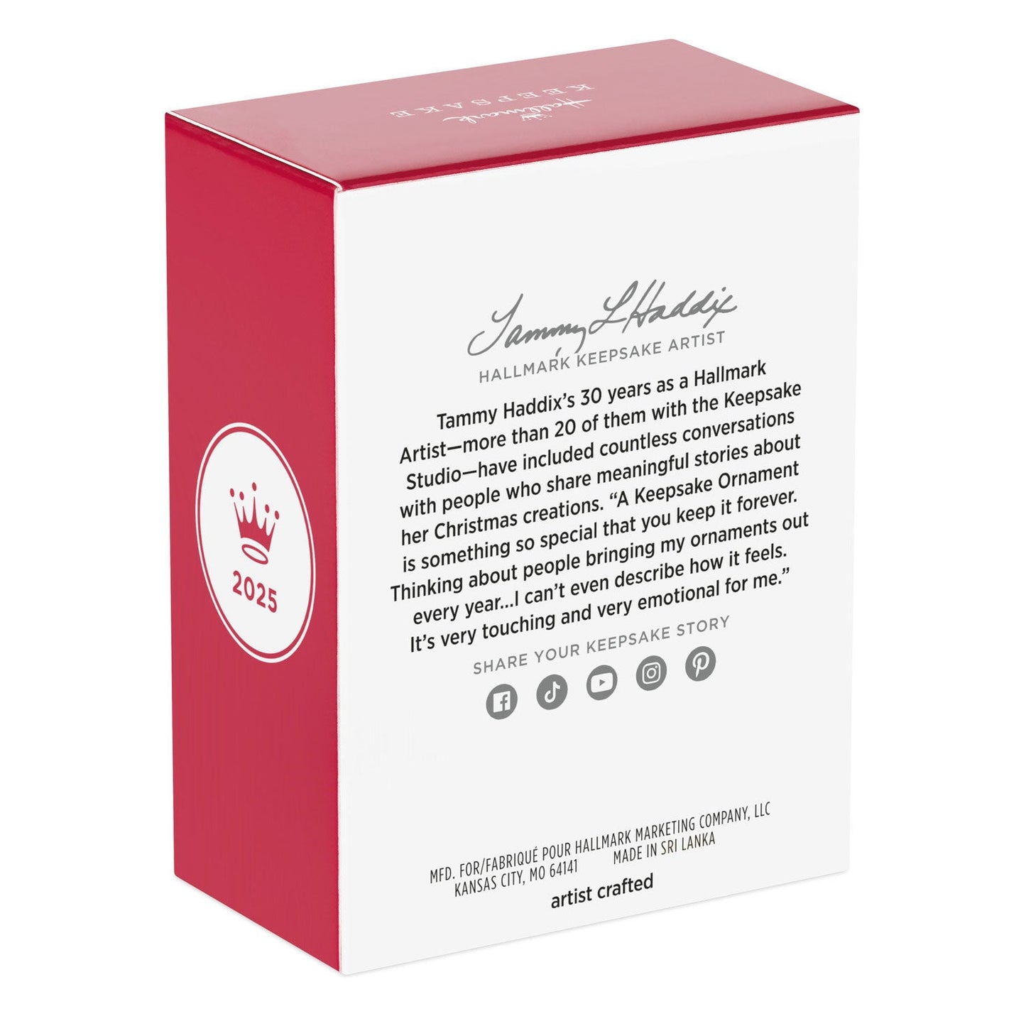 Whipping Up Holiday Love 2025 Keepsake Ornament