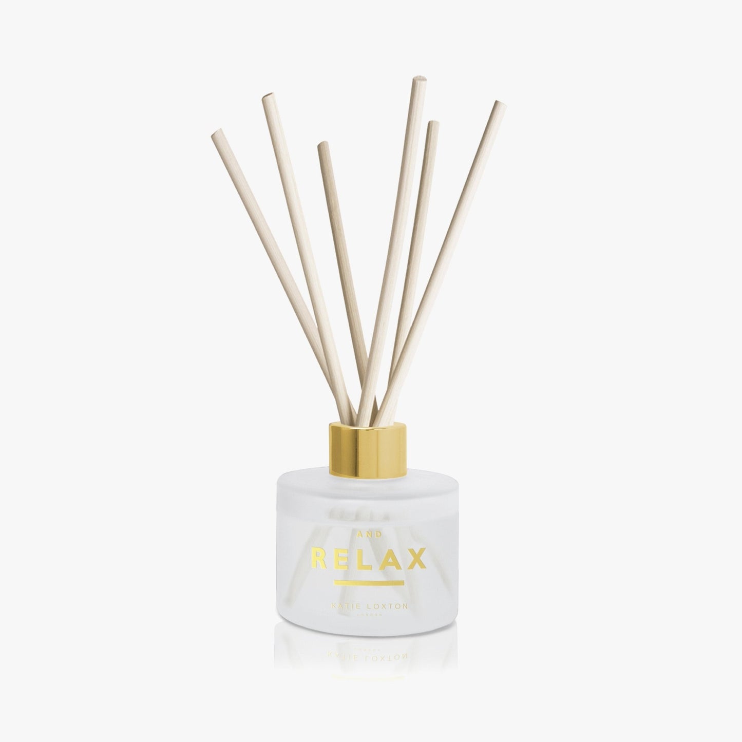 White Orchid And Soft Cotton 'And Relax' Sentiment Reed Diffuser, 3.4 fl. oz