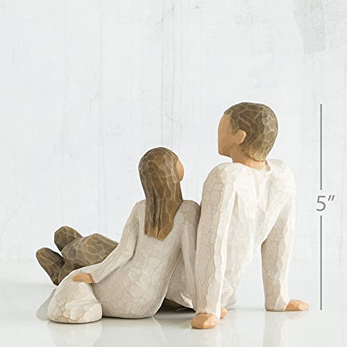 Willow Tree Father and Daughter, Sculpted Hand-Painted Figure
