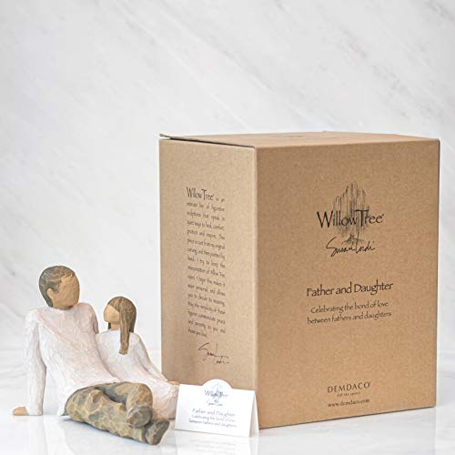 Willow Tree Father and Daughter, Sculpted Hand-Painted Figure