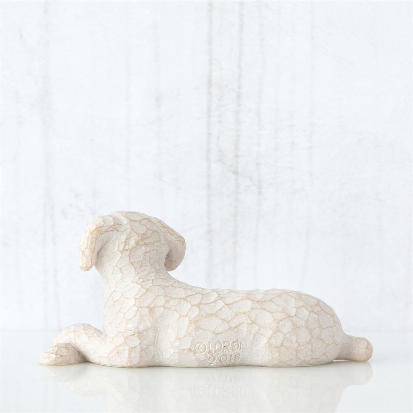 Willow Tree Love My Dog (small, lying down) Figure