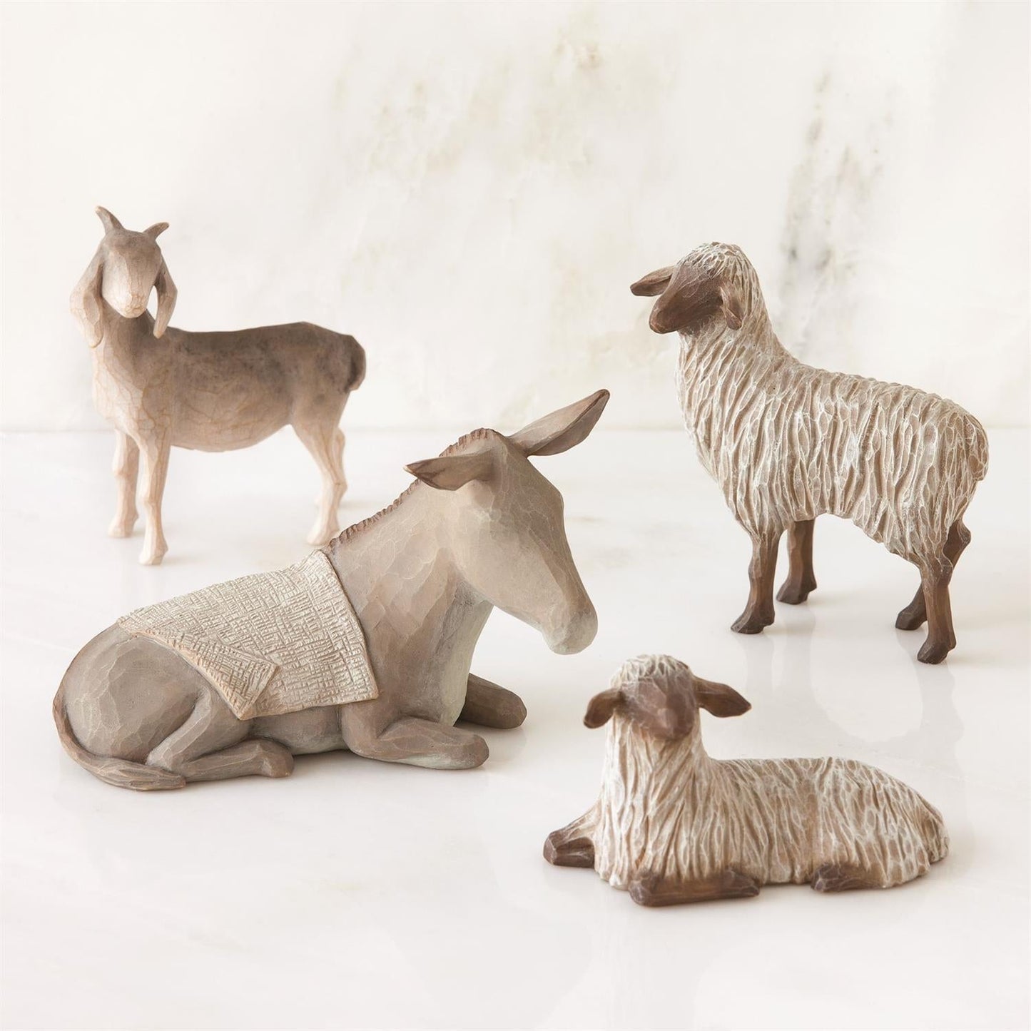 Willow Tree Sheltering Animals for The Holy Family Figurines