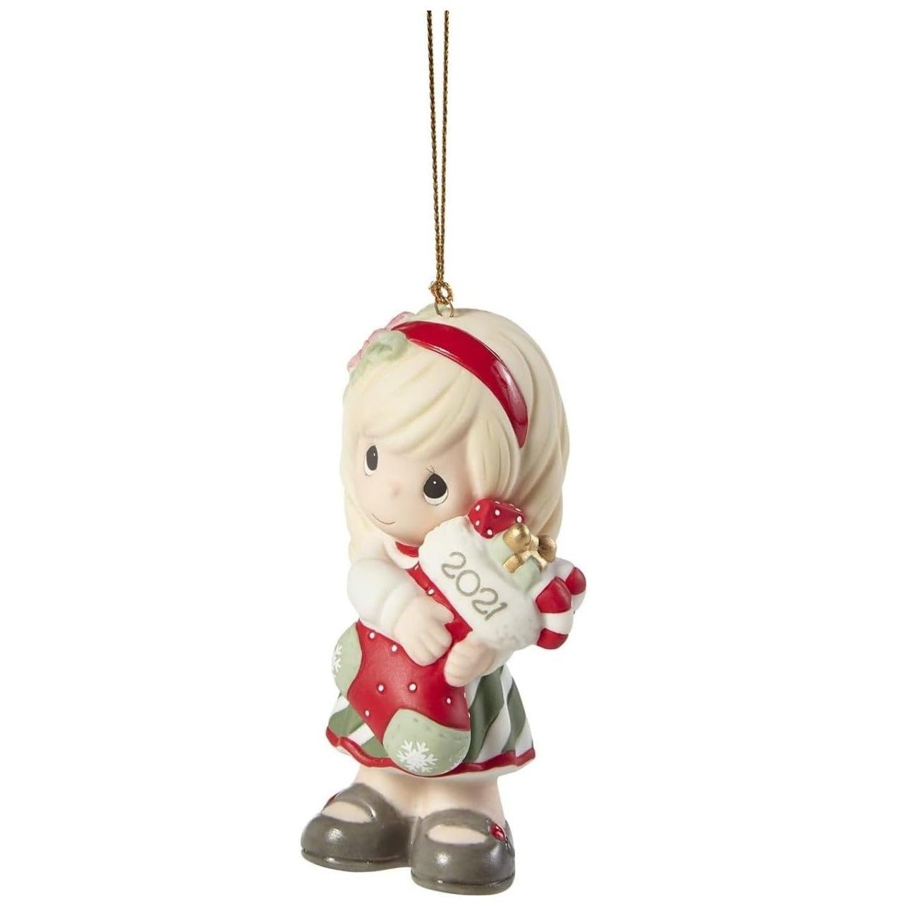You Fill Me with Christmas Cheer Dated 2021 Girl Ornament
