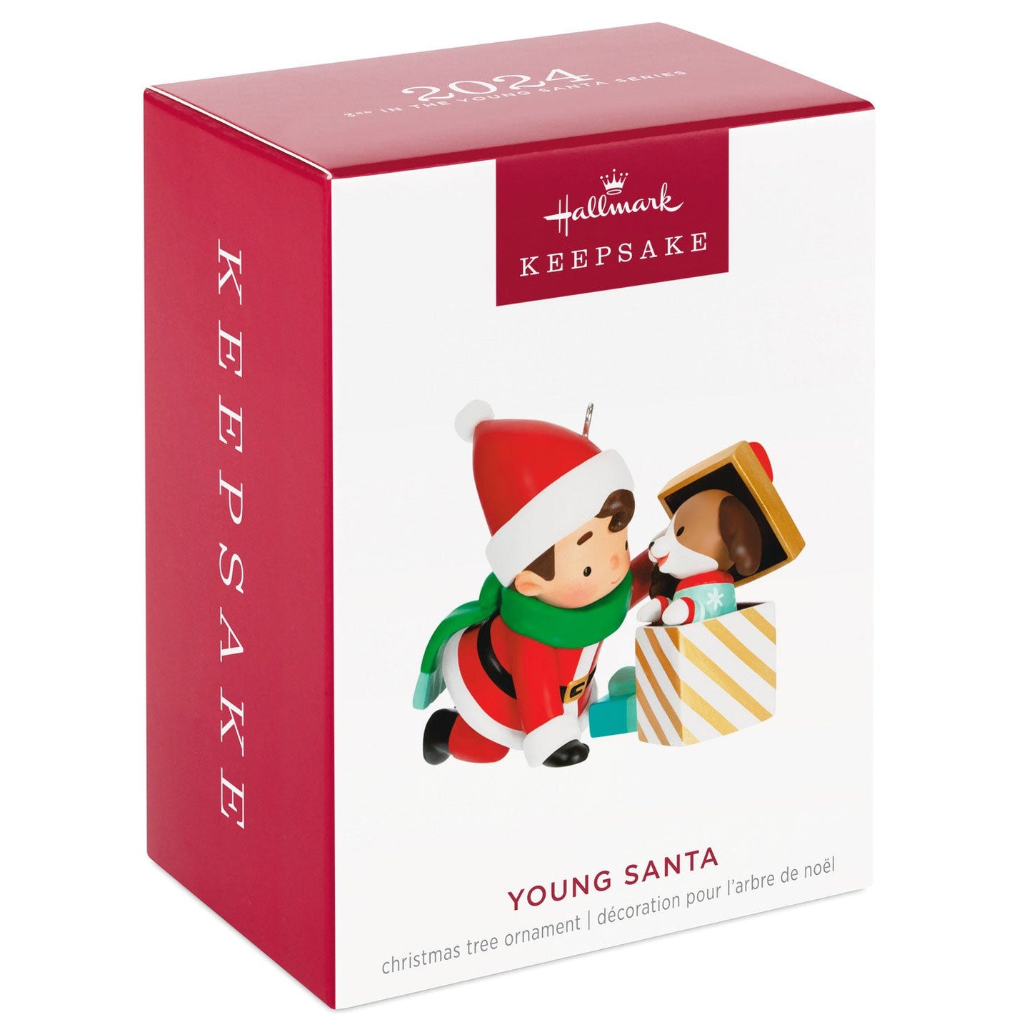 Young Santa #3 2024 Keepsake Ornament