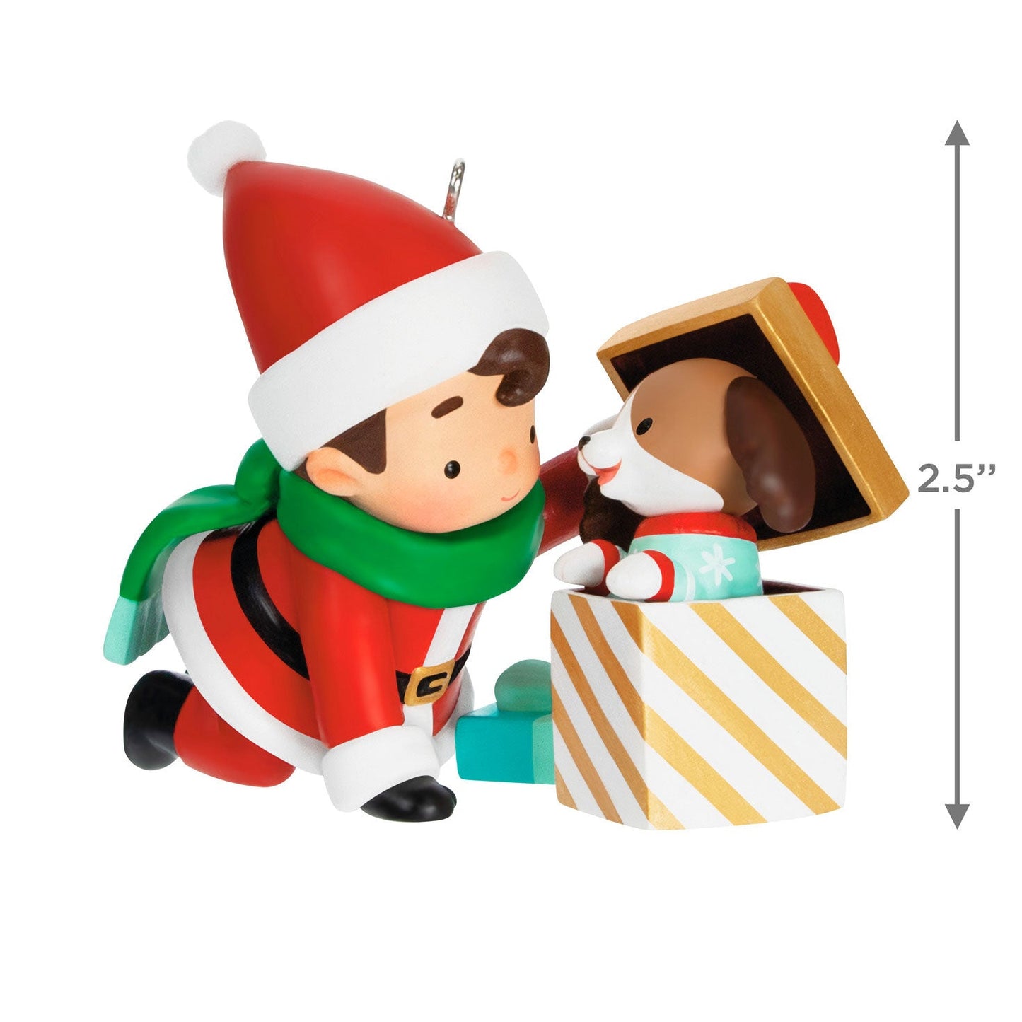 Young Santa #3 2024 Keepsake Ornament