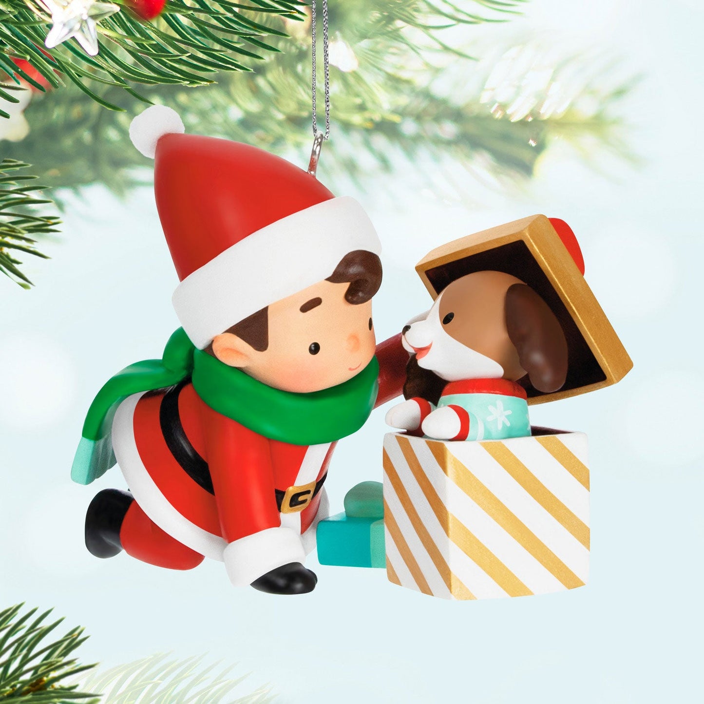 Young Santa #3 2024 Keepsake Ornament