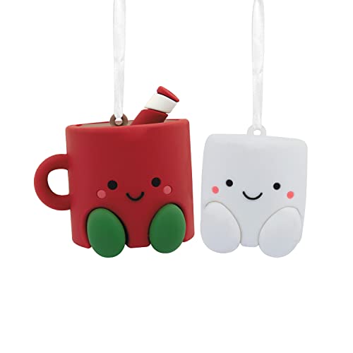 Better Together Hot Cocoa and Marshmallow Magnetic Ornaments, Set of 2