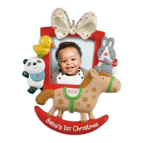 Hallmark 2012 Keepsake Ornaments QXG4604 Baby's First Christmas Photo Frame