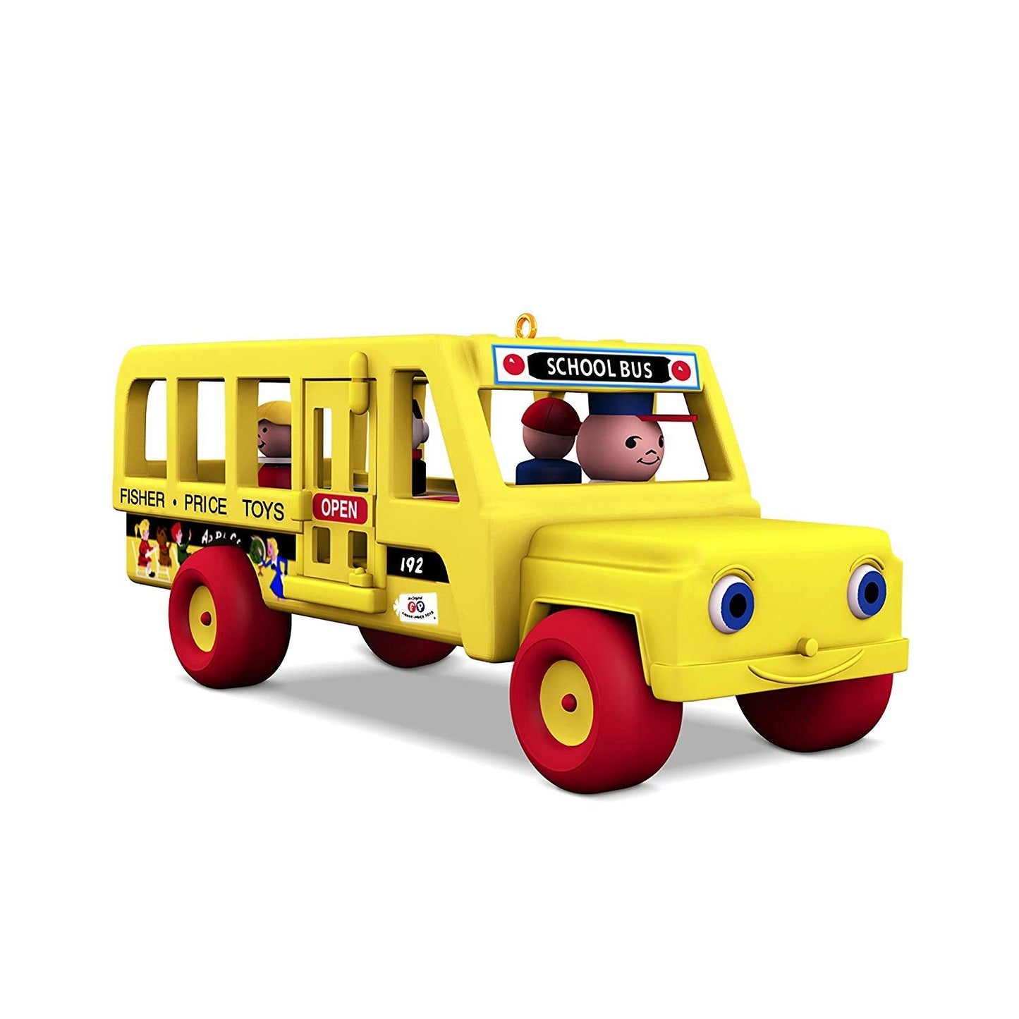 Hallmark Mini Fisher - Price School Bus Ornament, 0.46" Keepsake - Ornaments Baby & Toddler,Transportation,Toys & Gaming
