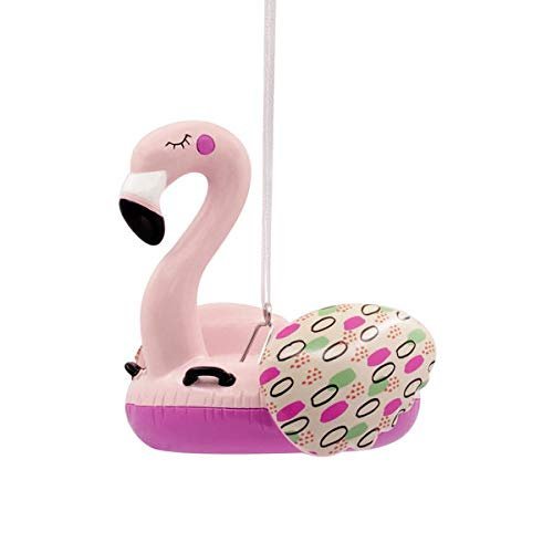HMK Hallmark Flamingo Pool Float Tree Trimmer Ornament