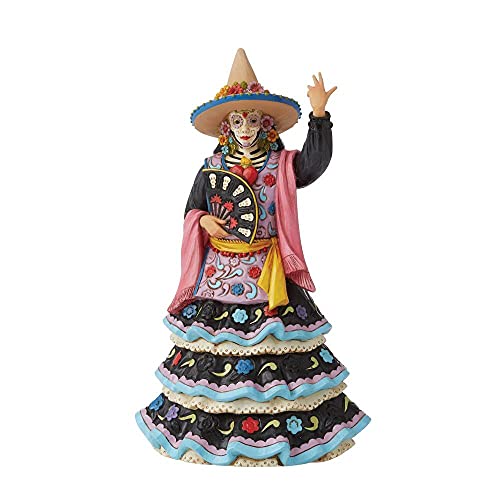Jim Shore Heartwood Creek Day of The Dead Dancer Figurine, 9.5" H