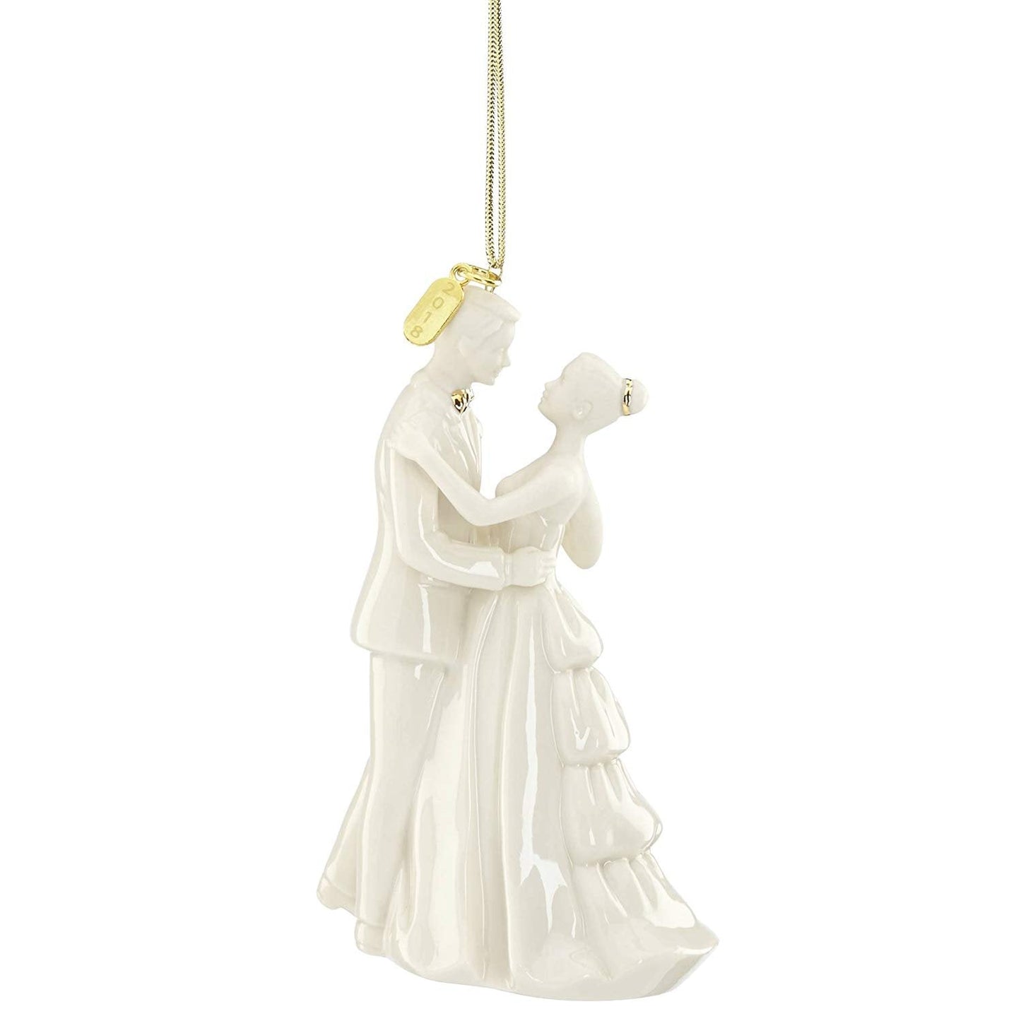 Lenox 2018 Bride and Groom Ornament