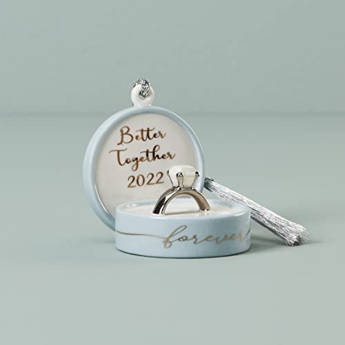 Lenox 2022 Together Forever Ring Box Ornament