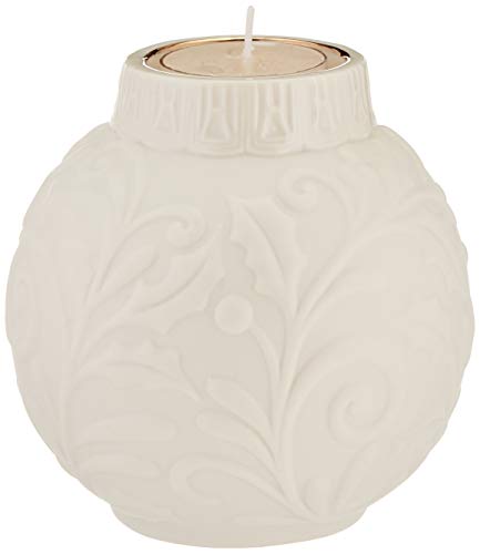 Lenox 879221?á Ornamental Glow Holly Votive with Tealight, 2 Piece
