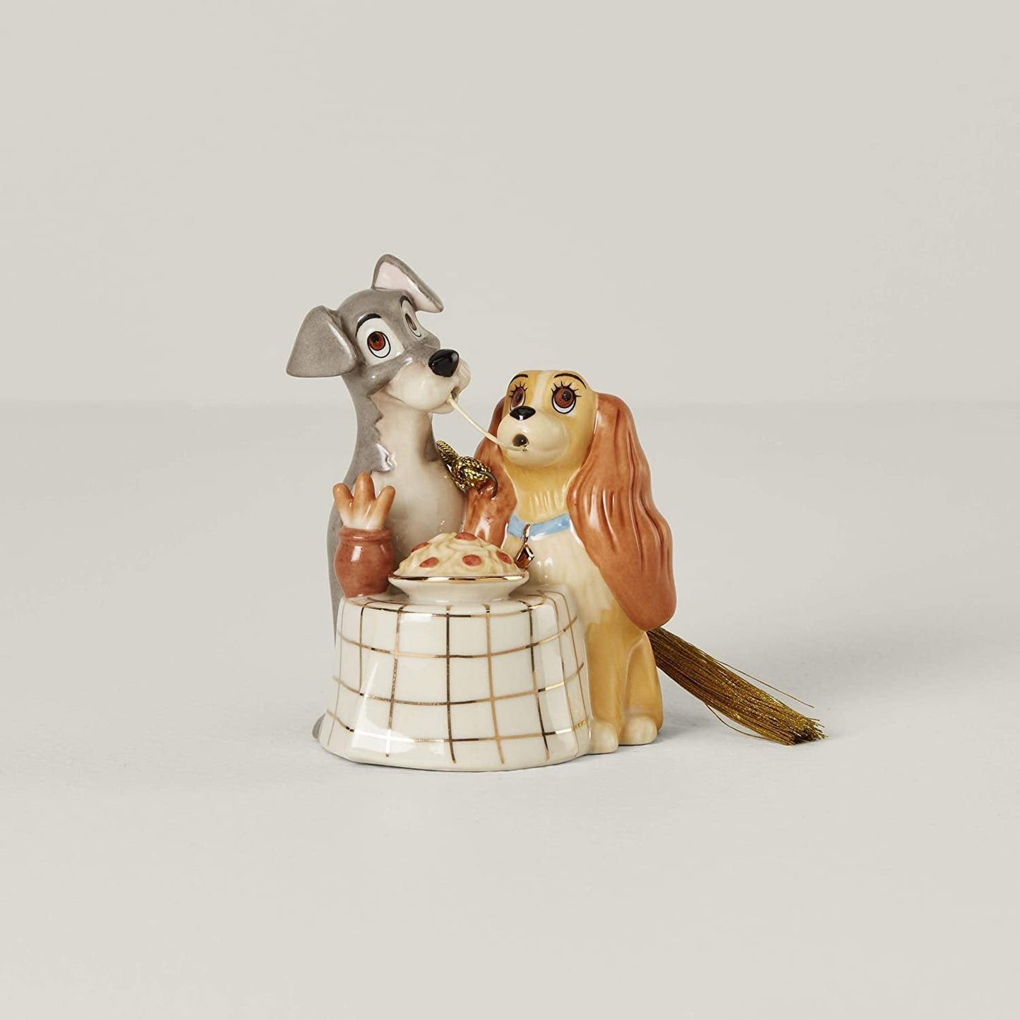 Lenox Lady & The Tramp Ornament, 0.40 LB, Multi