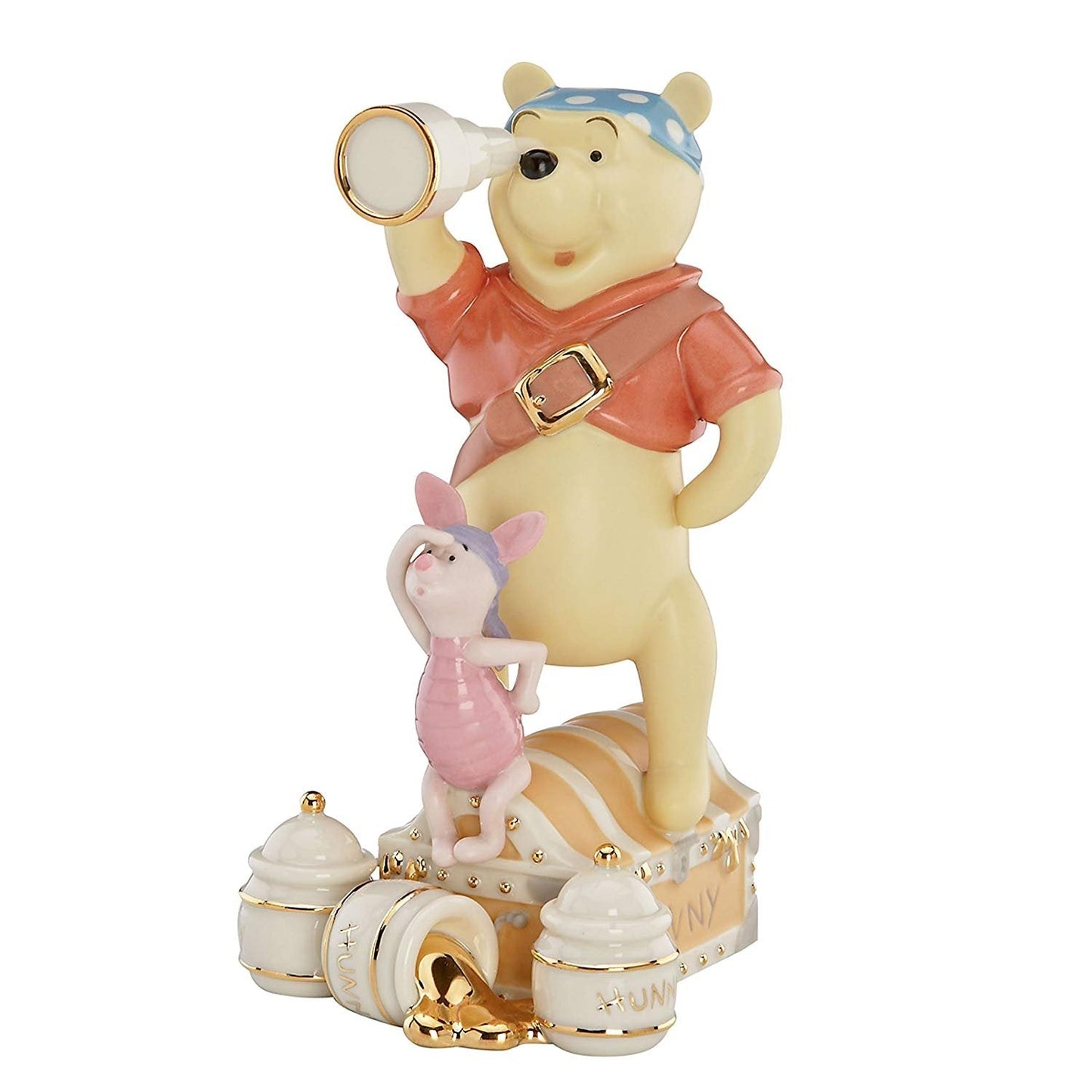 Lenox Pooh and Piglet's Pirate Adventure Figurine