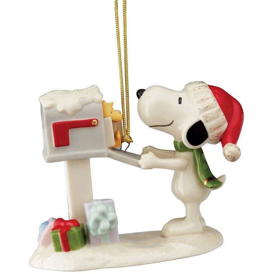 Lenox Snoopy's Letter to Santa Ornament, 0.50 LB, Multi