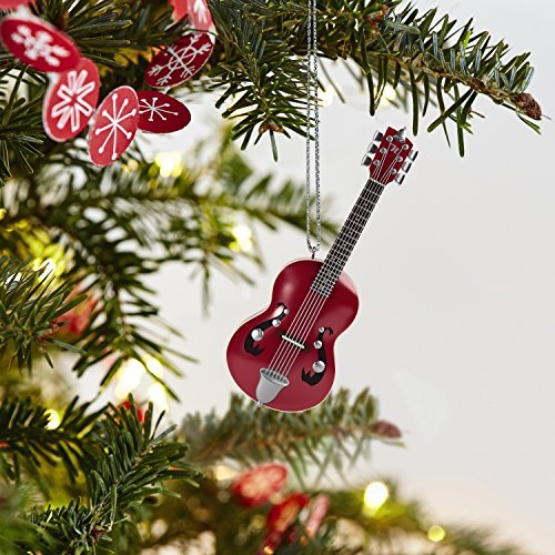 Little Strummer Guitar, 2018 Miniature Keepsake Ornament with Music, 3.04"