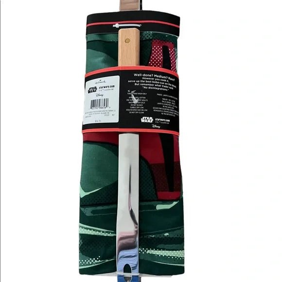 Star Wars Boba Fett Apron and Tong Grilling Set