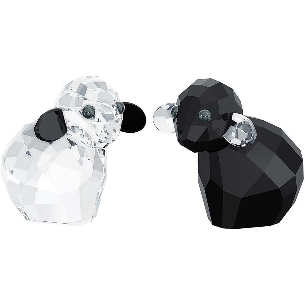Swarovski Pioneers Figurine - Ebony & Ivory