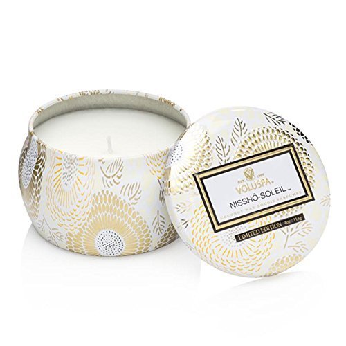 Voluspa Nissho Soleil Limited Decorative Mini Tin Candle, 4 Ounce