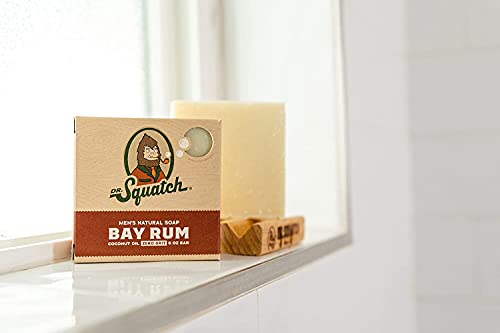 Dr. Squatch All Natural Bar Soap for Men - Bay Rum