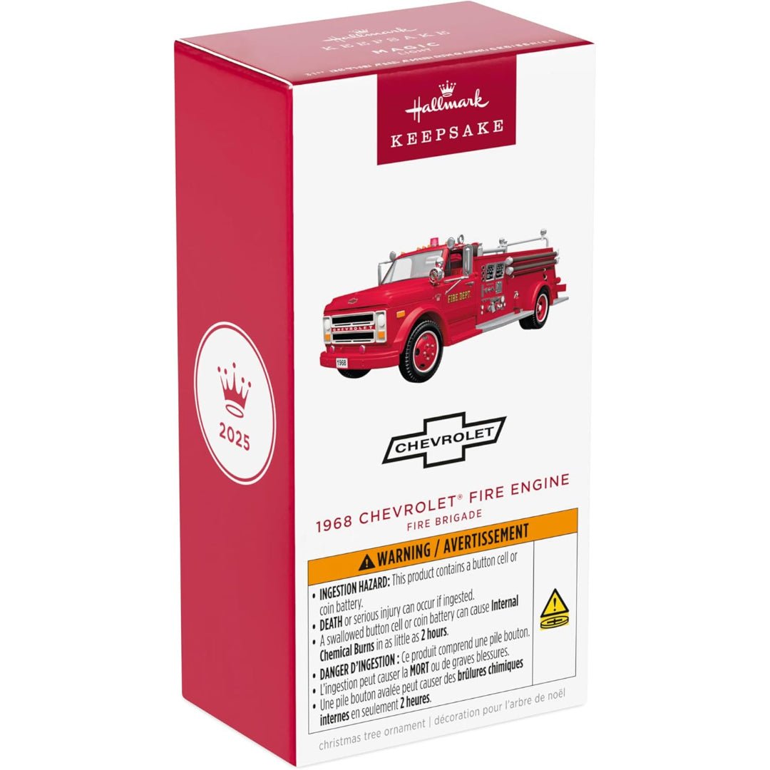 1968 Chevrolet Fire Engine 23rd in the Fire Brigade series 2025 Keepsake Ornament