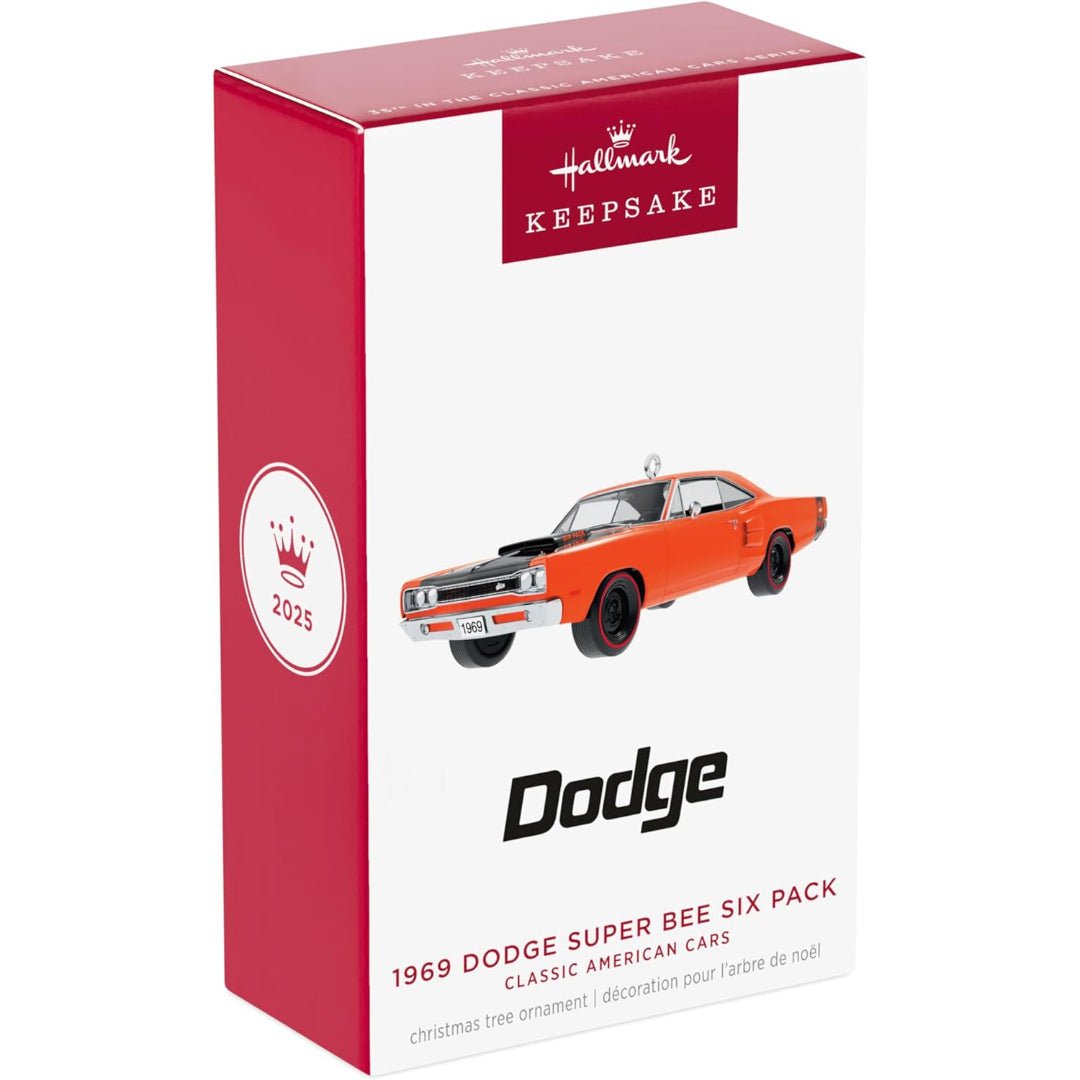 1969 Dodge Super Bee Six Pack 35th in the Classic American Cars series 2025 Keepsake Ornament