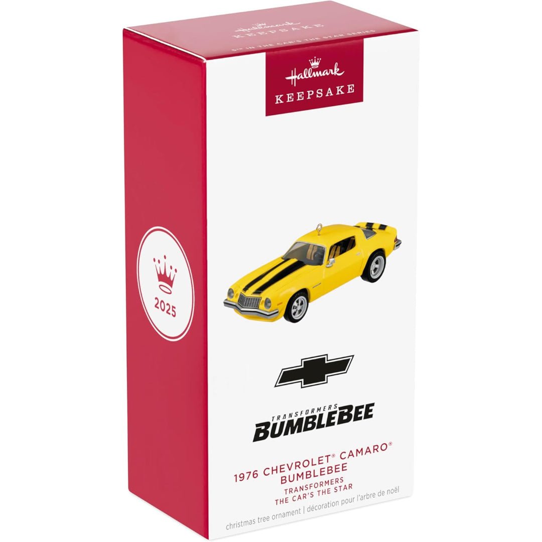 1976 Chevrolet Camaro Bumblebee Transformers 5th in The Car's the Star series 2025 Keepsake Ornament