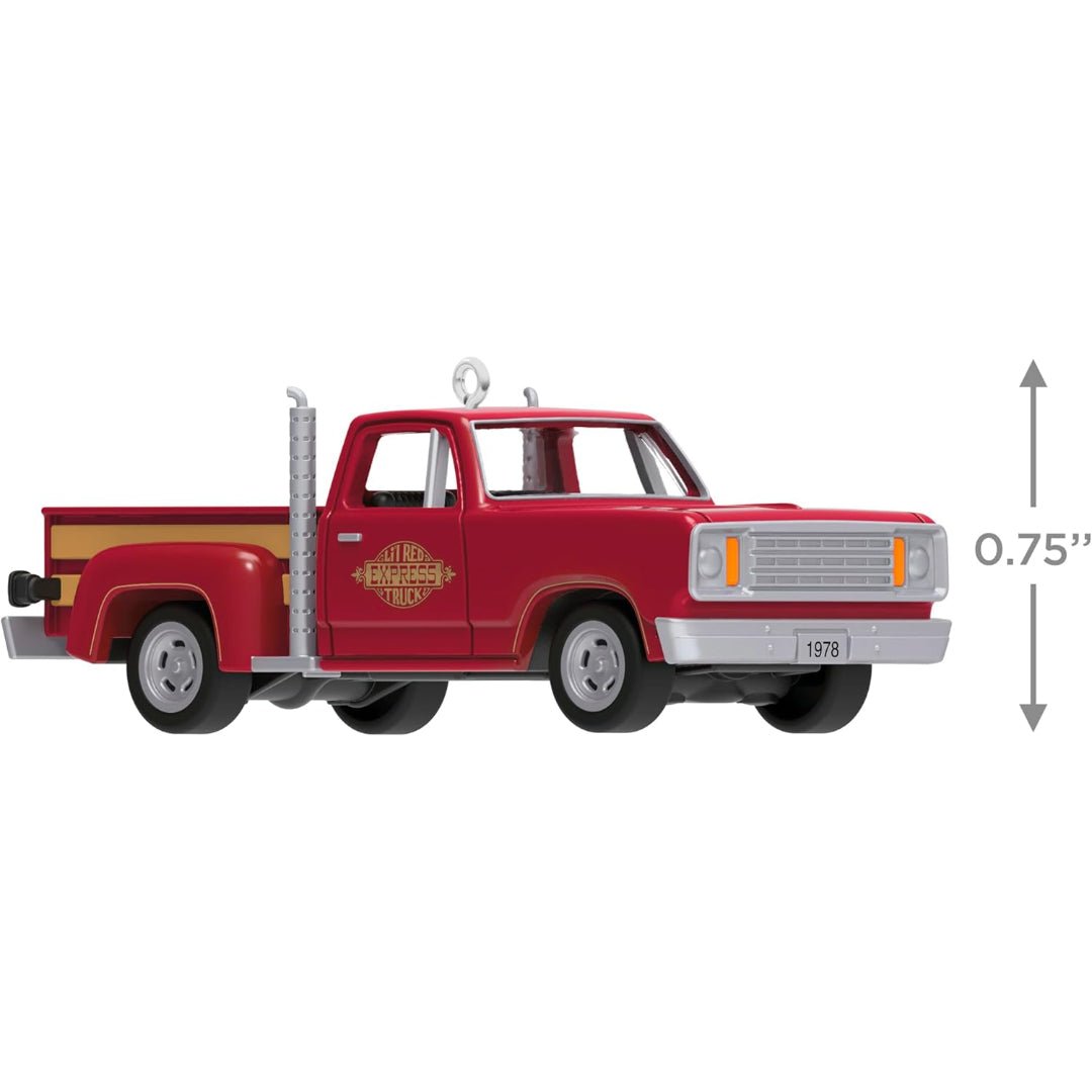 1978 Dodge Li'l Red Express Truck 3rd in the Lil' American Trucks series 2025 Keepsake Ornament