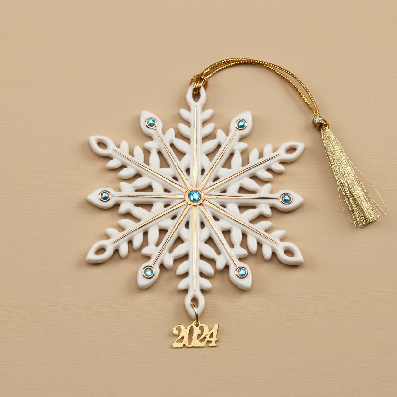 2024 Annual Gemmed Snowflake Ornament