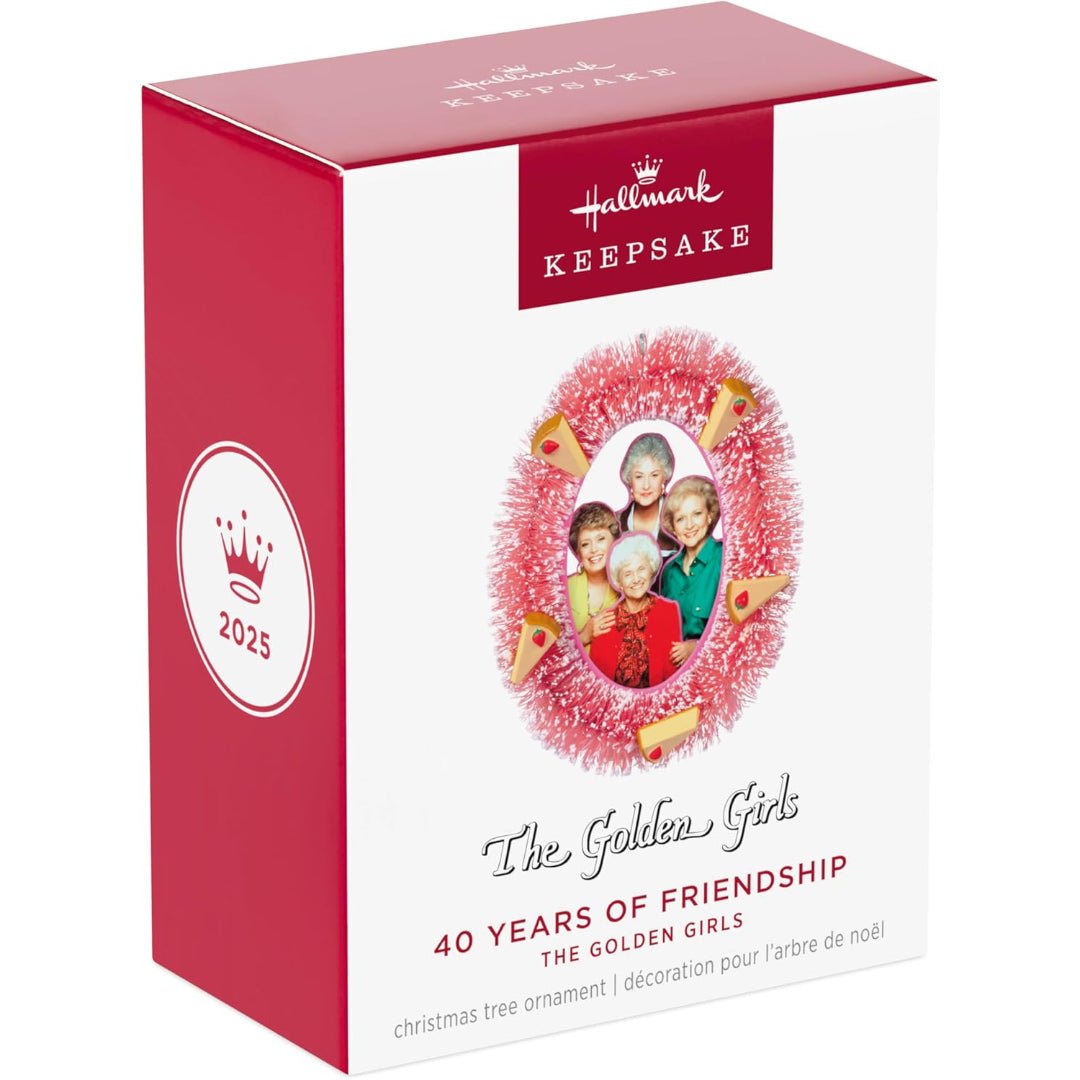 40 Years of Friendship The Golden Girls 2025 Keepsake Ornament