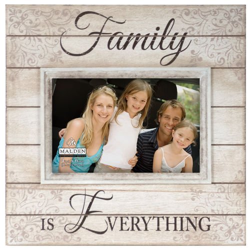 4X6 Family Sunwashed Wood Frame