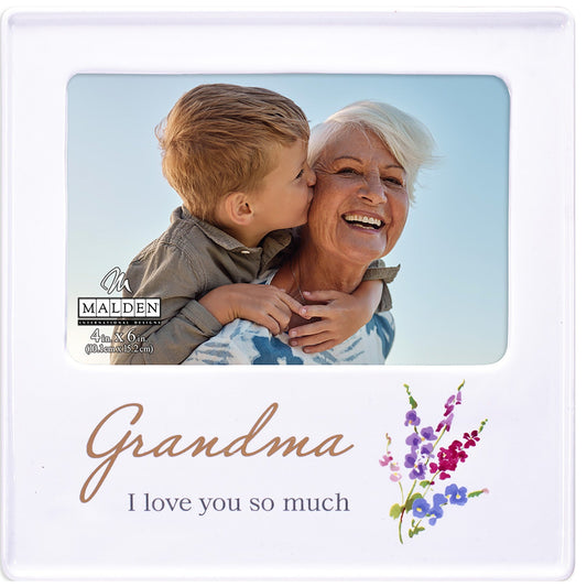 4X6 GRANDMA FLORAL CERAMIC