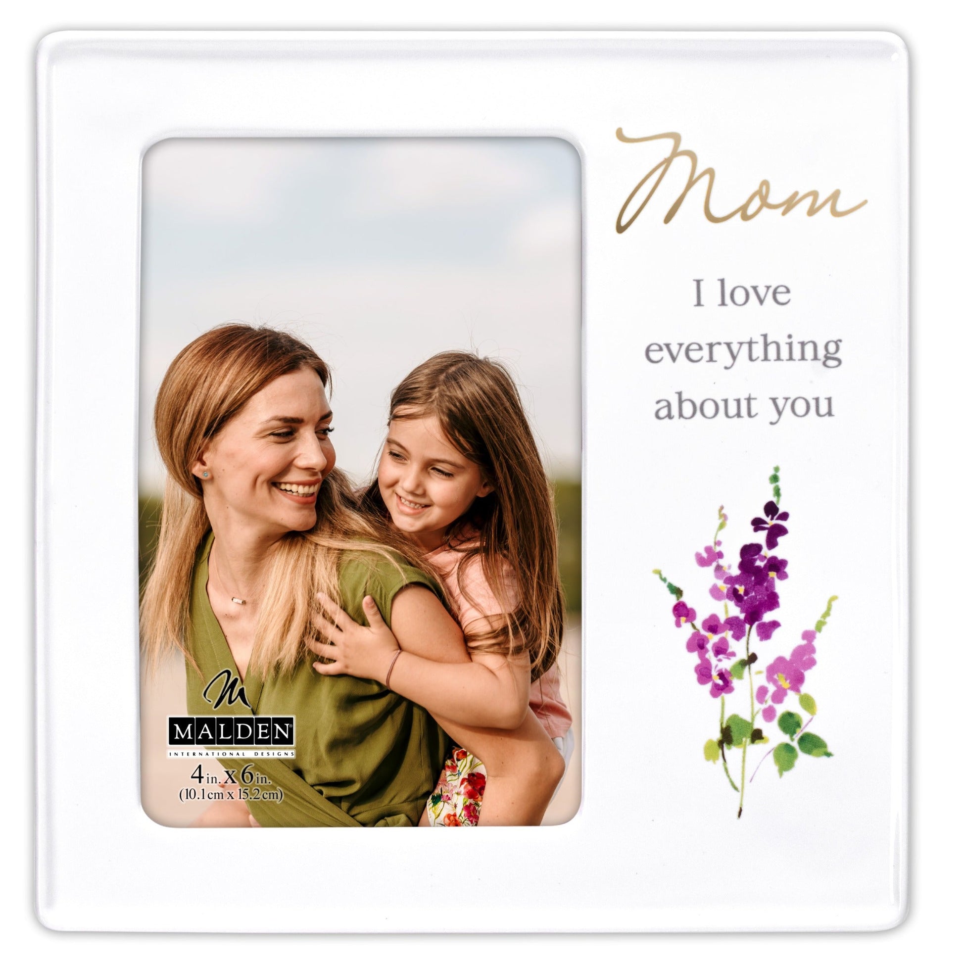 4X6 MOM FLORAL CERAMIC