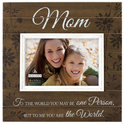 4X6 Mom Sunwashed Wood Frame