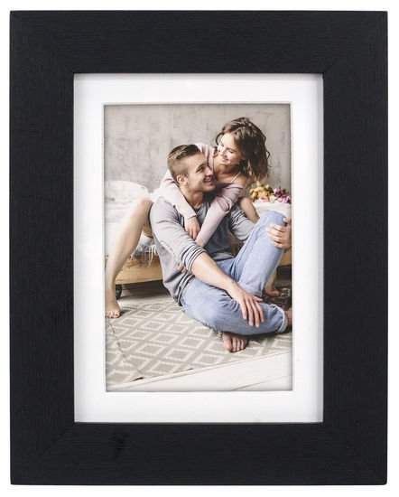 4X6/5X7 Studio Black W/Mat Frame